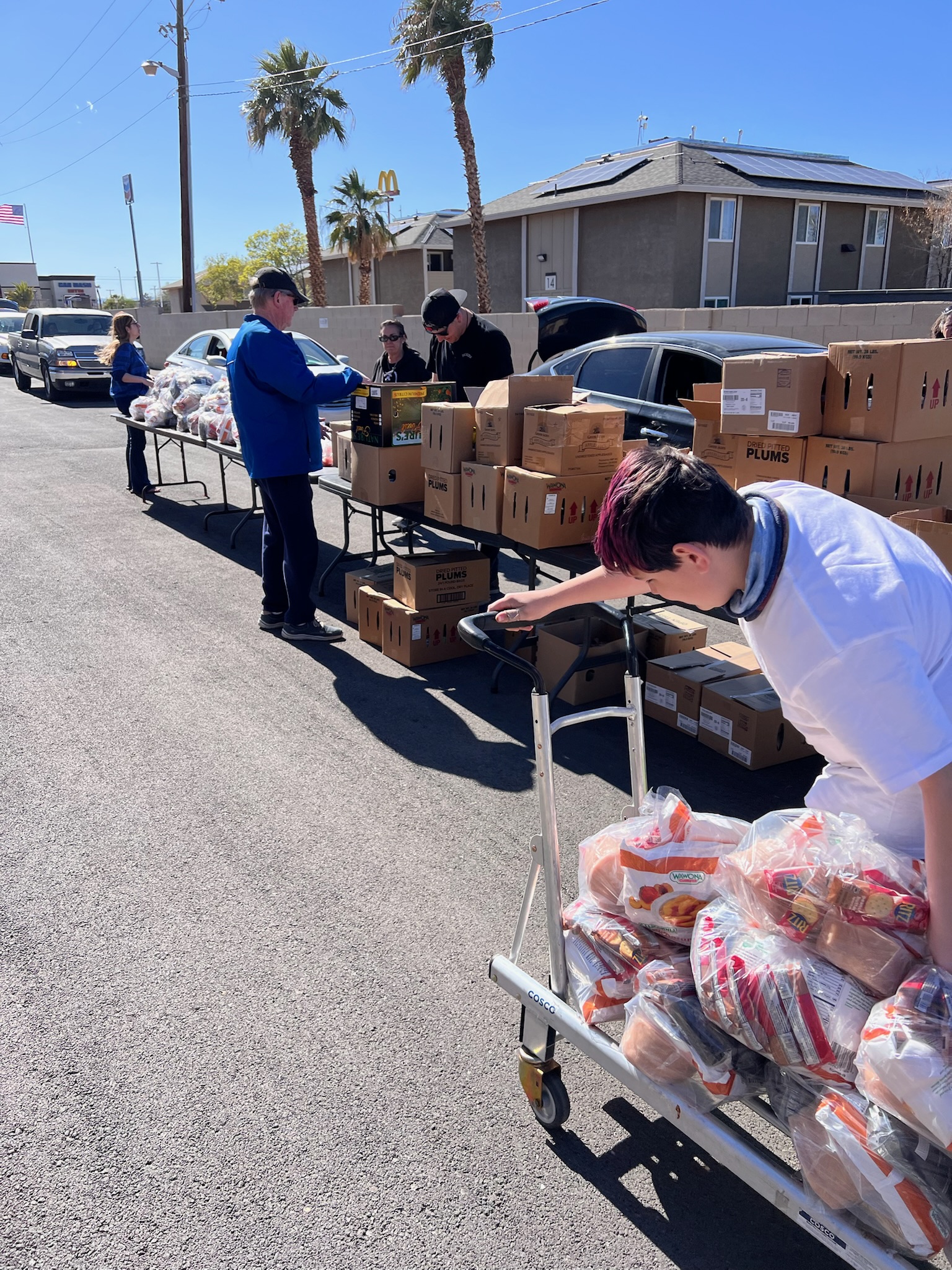 St. Paul’s food distribution volunteers serving neighbors